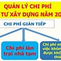 Cách Tính Chi Phí Chung Trong Dự Toán